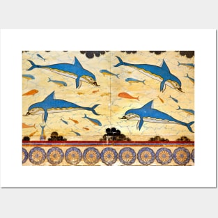 The Minoan Dolphins Posters and Art